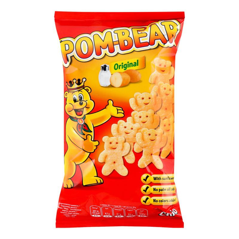 Картопляні снеки CHIO Pom Bear солоні 65г